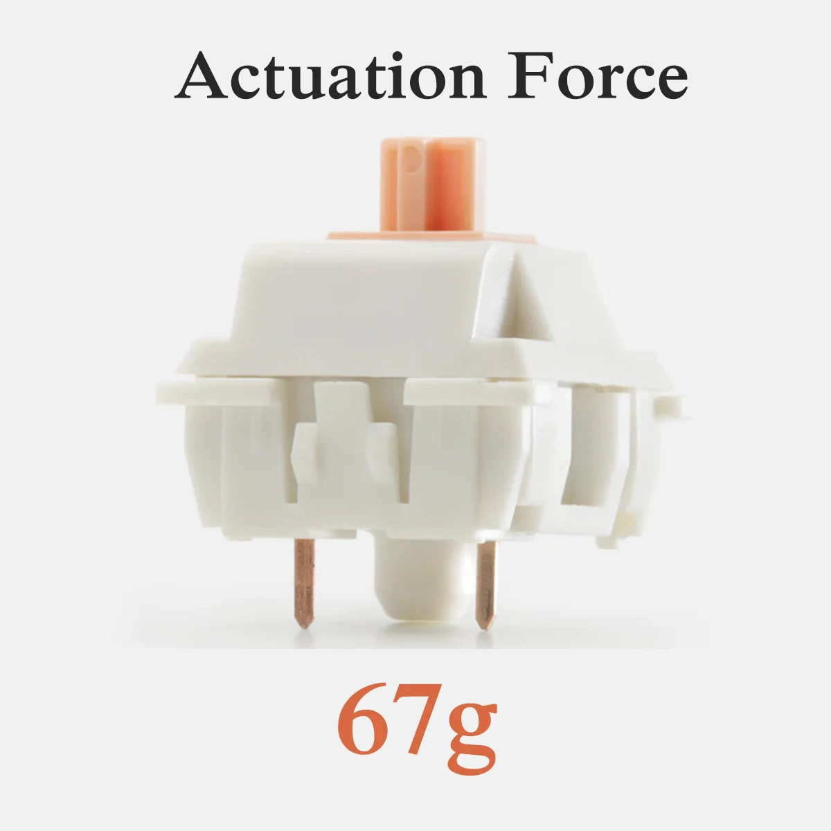 Feker 110 PCS 3 Pin Similar to Holy Panda Mechanical Keyboard Switch Replacement DIY Tactile Polycarbonate Top Housing 2