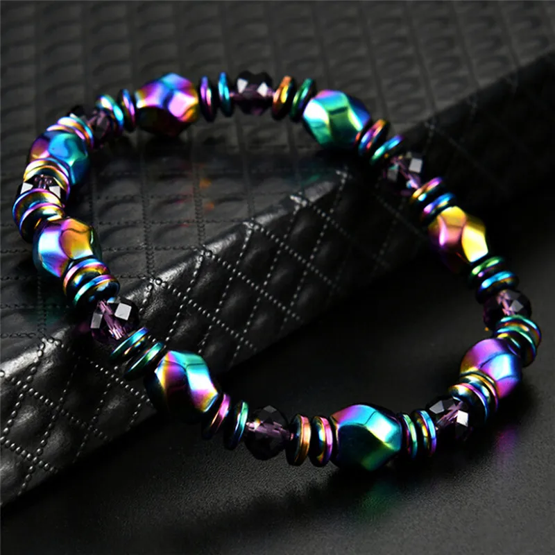Цветной Малахитовый браслет, магнитный браслет с кристаллами, браслет для здоровья, браслет для мужчин, много цветов