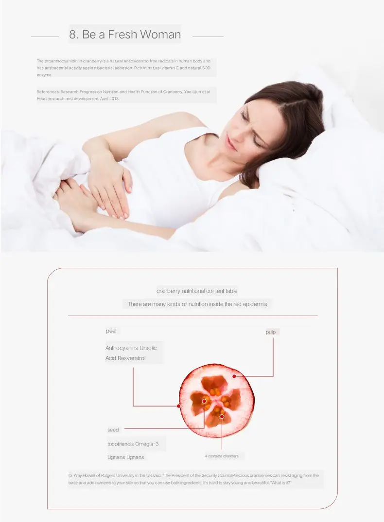 Cranberry Chewable Tablets Treating Various Bacterial Infections Urethritis Cystitis and Chronic Pyelonephritis in Women's