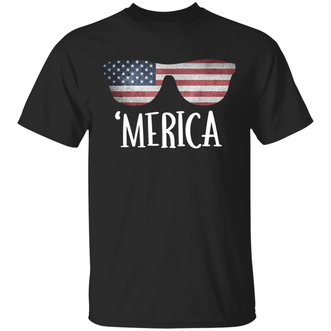 

Mens Merica Glasses American T Shirt Size M 3Xl
