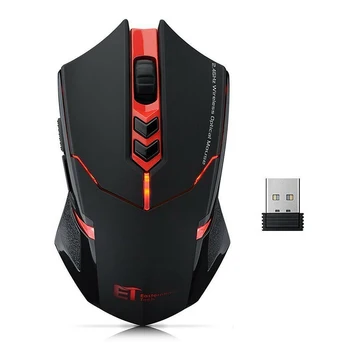 

Wireless Gaming Mouse with Quiet Click Optical 2400 DPI for PC Laptop Office DU55