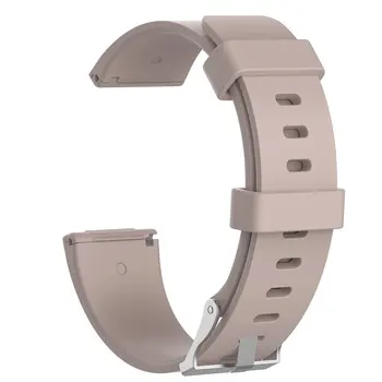

Solid Color Silicone Watch Strap Fashionable Women Men Wrist Strap Band Suitable for Versa Lite/Versa L SIZE