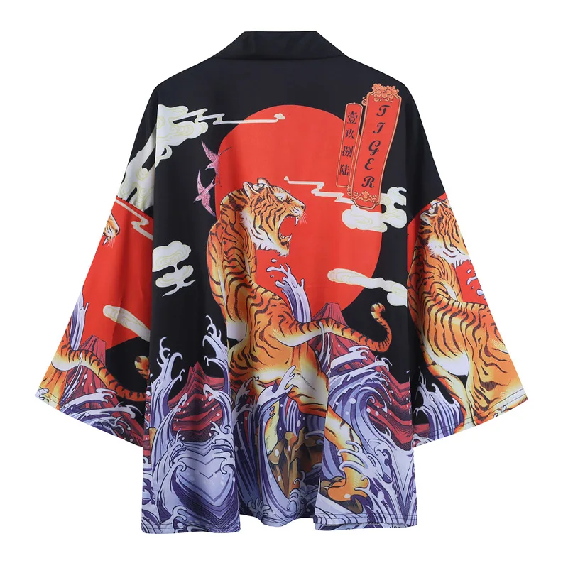 Japanese Clothes Cardigan Kimono Tops 3