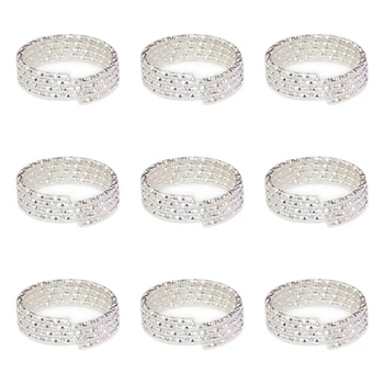 

10pcs Golden Silver Hair Braid Dreadlock Beads Cuffs Rings Tube Accessories Hoop Circle Inner Hole