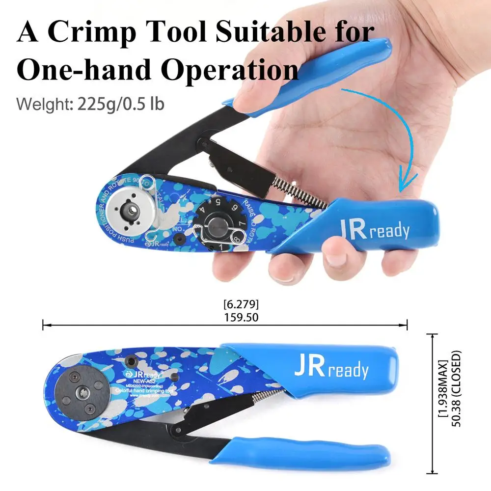 JRready ST2060-AS2 NEW-AS2 20-32AWG M22520/2-01 K-Series Positioner G125 ACT-WN10 Wire Cutter 4