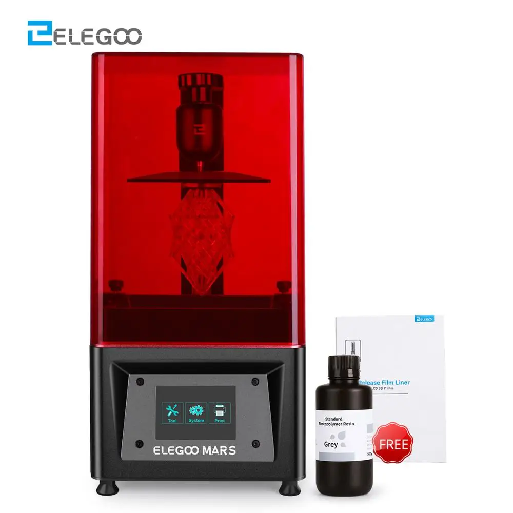 Набор для 3D-принтера ELEGOO Mars Pro с ЖК-дисплеем набор из смолы или 5 шт. фильмов FEP