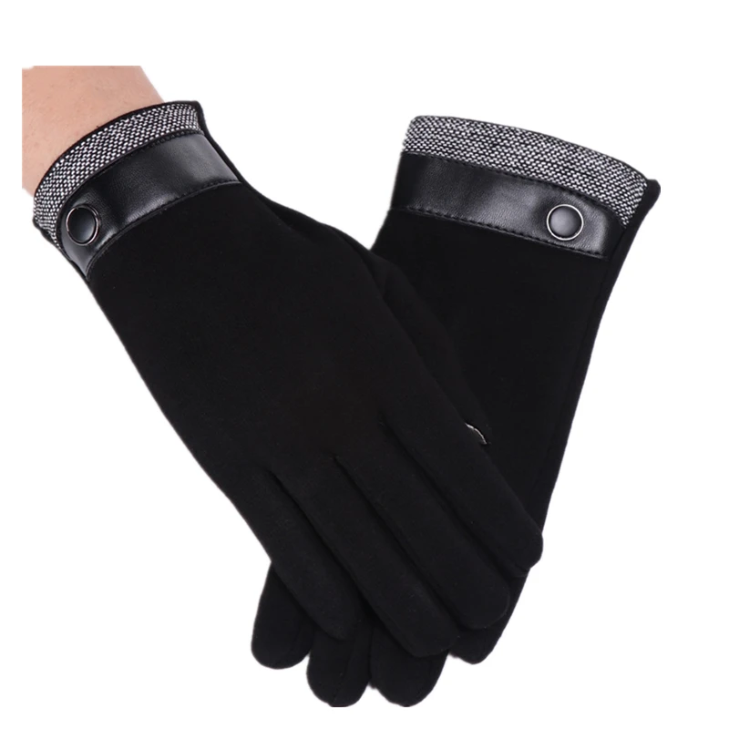 

Brand New Touch Screen Men Women Gloves Autumn and Winter Warm leather Mittens Glove Unisex Velvet Thick Cotton Riding Gloves