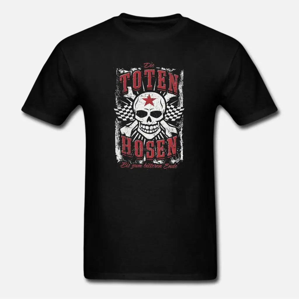 Men T shirt Vintage Skull Die Toten Hosen funny t shirt novelty tshirt women AliExpress
