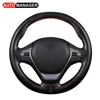 Genuine Leather Braid Car Steering Wheel Cover With Needles Thread Automobile Cowhide Braiding for 38 CM 15 Inch Steering Wheel ► Photo 3/6