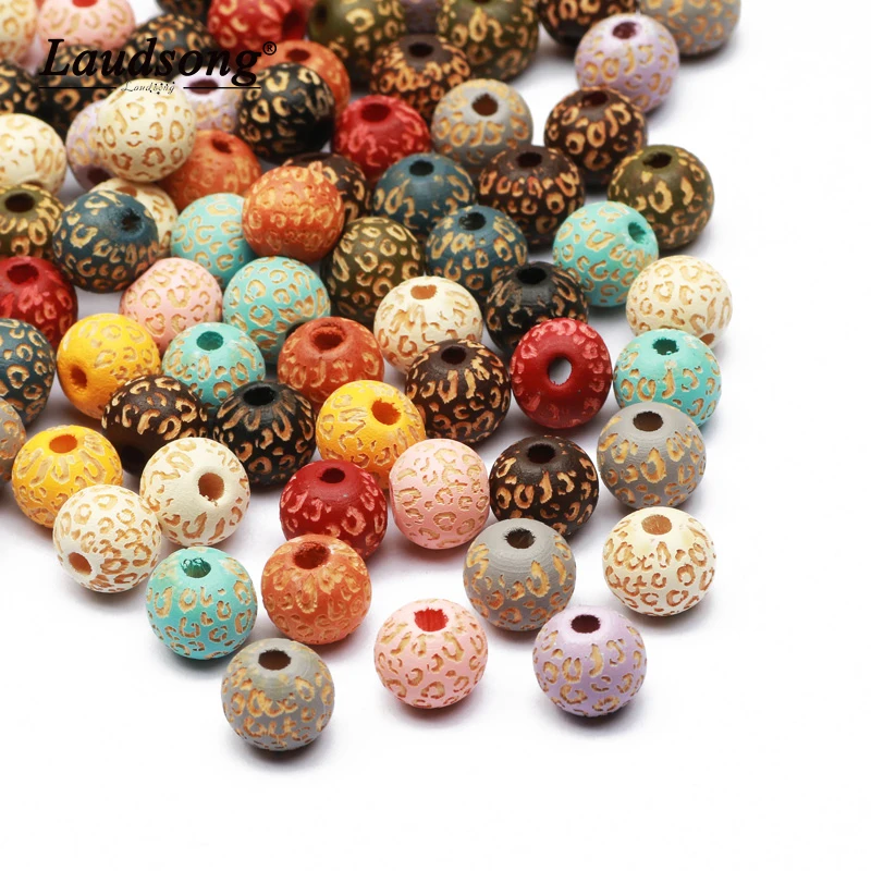 Bolas redondas para hacer pulseras, abalorios de madera Natural de 10/15mm,  10/50 piezas, bolitas sueltas para fabricación de joyas, accesorios para  llaveros DIY - AliExpress