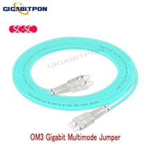 

1M-10M and longer meters, a pack of 10 OM4 duplex multi-mode UPC10G jumper connectors ftth jumper (LCUPC-LCUPC, SC-LC, SC-SC)