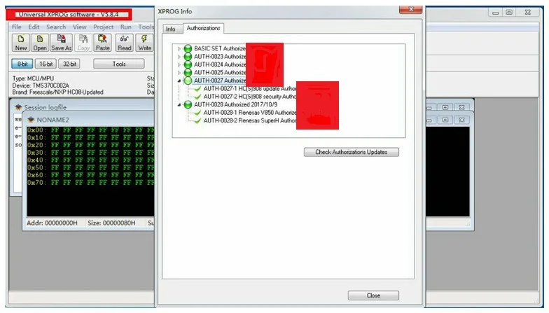 XPROG-M V5.84 Software Display 02