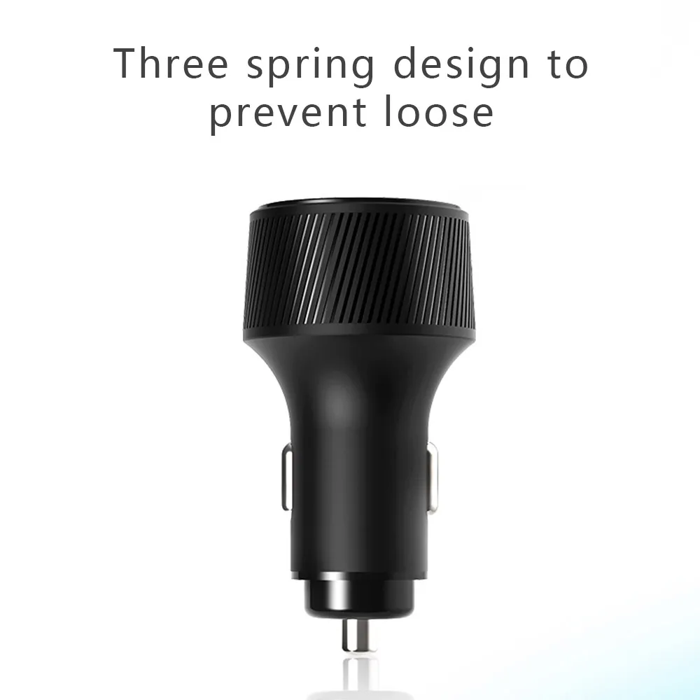 KISSCASE автомобильное зарядное устройство Dual 3,0 USB зарядное устройство светодиодный экран Быстрая зарядка для samsung Xiaomi huawei мобильный телефон адаптер мини автомобильное зарядное устройство
