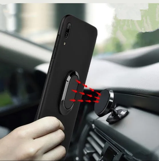 For Xiaomi Black Shark 2 Case Finger Ring Holder Soft Matte Silicone Back Cover For Xiaomi Black Shark 2 Case Capa For Xiaomi Black Shark 2 Case Finger Ring Holder Soft Matte Silicone Back Cover For Xiaomi Black Shark 2 Case Capa