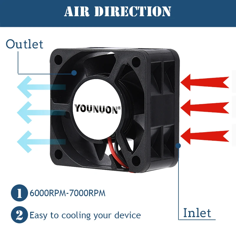 3D printer fan 40mm 4020 Cooling Fan 24V 12V 5V Double Ball Sleeve 40x40x20mm for 3D printer cooler,cooling fan