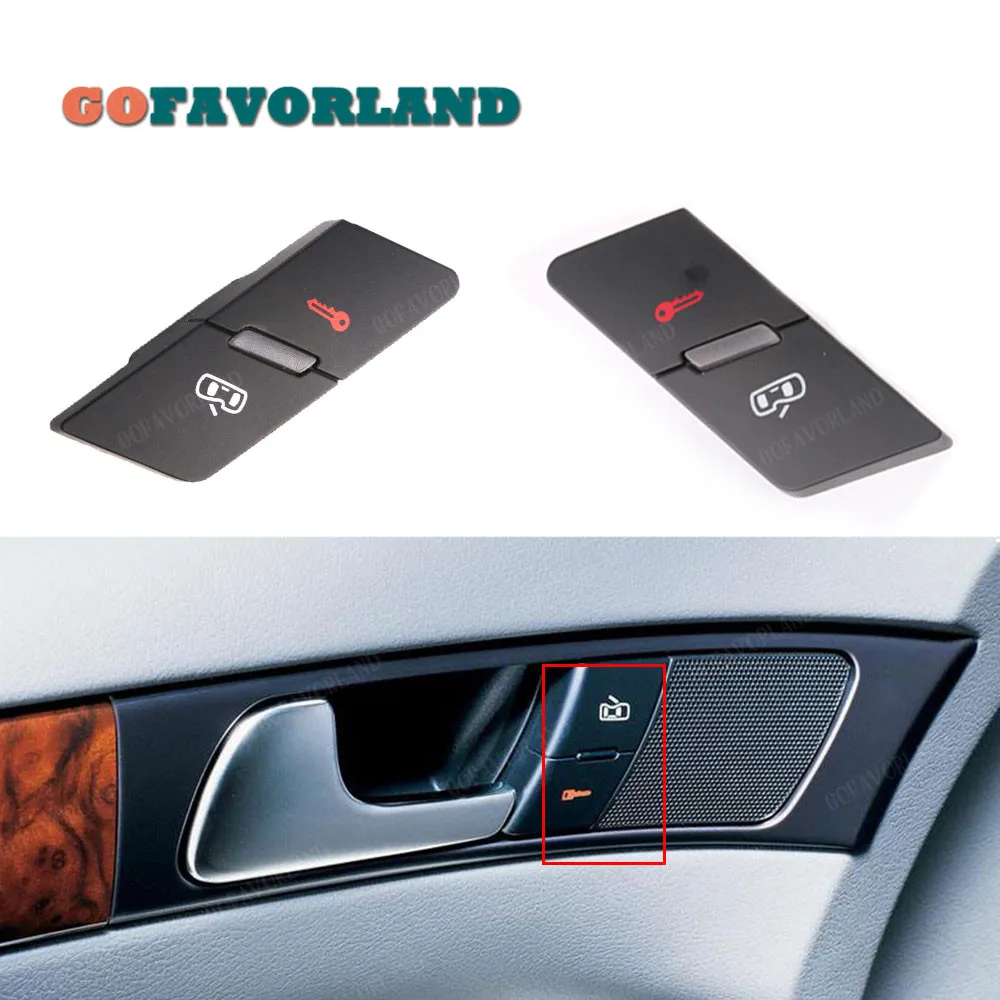 

Central Front Pair Left Right Door Lock Unlock Switch 4FD962107 5PR 4F2962108 For Audi A6 S6 C6 2005-2011 A6 Allroad Quattro RS6