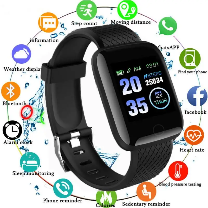 D13 Smart Watch Men Blood Pressure Waterproof Smartwatch Women Heart Rate Monitor Fitness Tracker Sport For Android IOS | Электроника