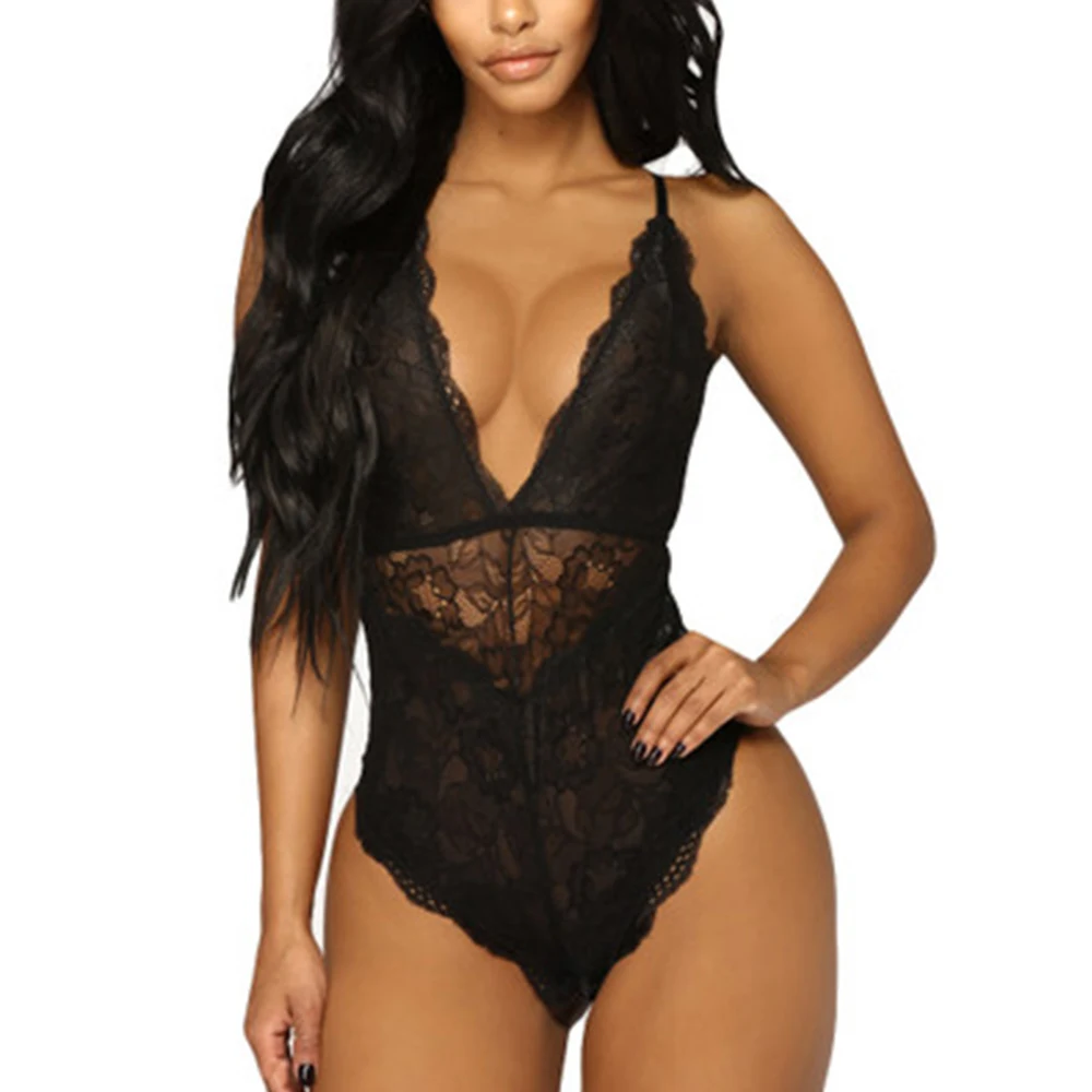 Women Bodysuits Body Suit Sexy Lingerie Underwear Female Sleepwear Nightwear Lace Bodysuits Exotic Lingerie Bodysuits