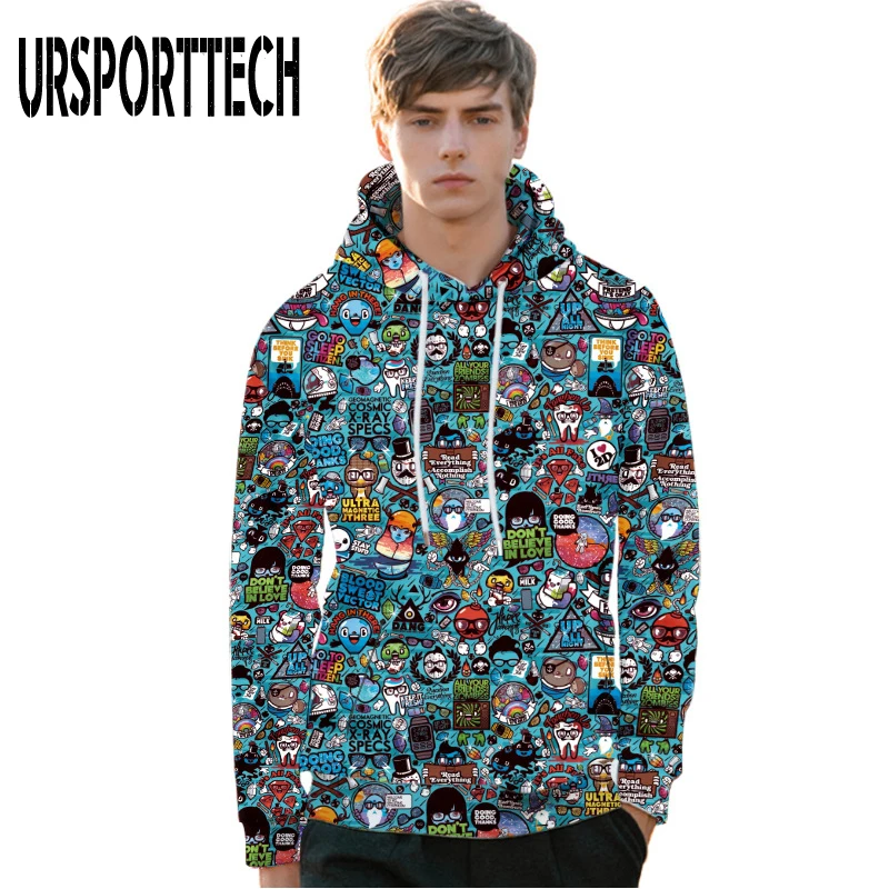 

New Fashion 3d Print Hoodies Men Casual Long Sleeve Hooded Sweatshirt Pullover Streetwear Couple Men Hoodies Sweatshirts Hip Hop