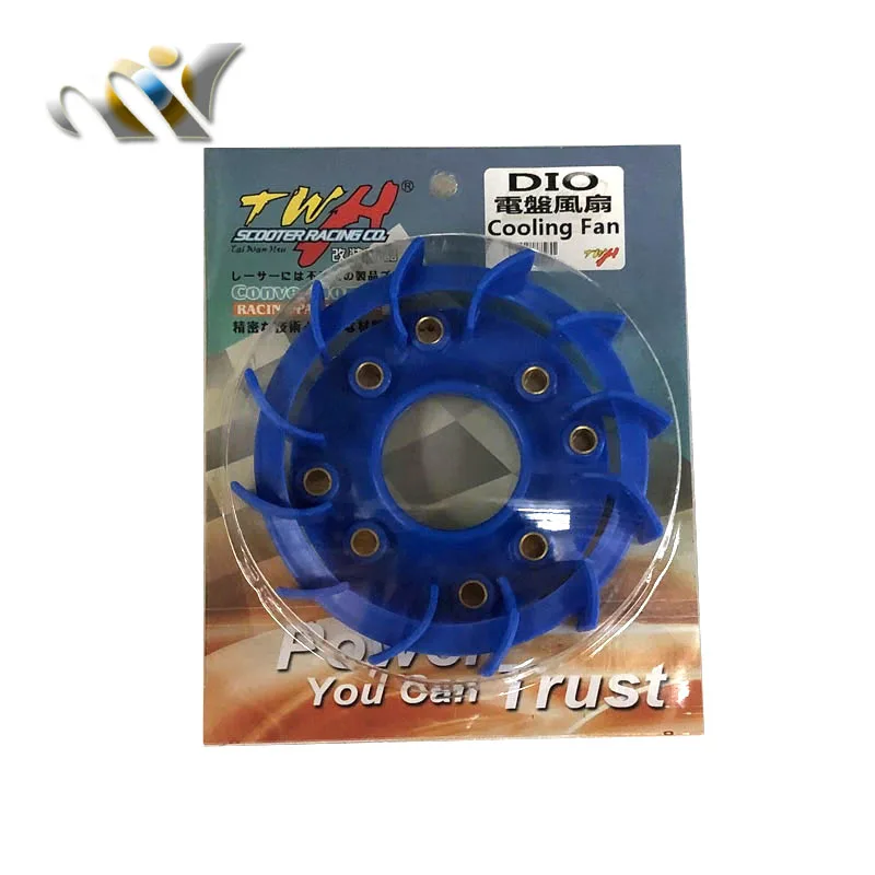 Motorcycle Cooling Fan Motorcycle DIO ZX GY6 50cc-150cc Racing High Flow Performance Cooling Fan for 139QMB 152QMI 157QMJ Scooter ATV Go-Cart