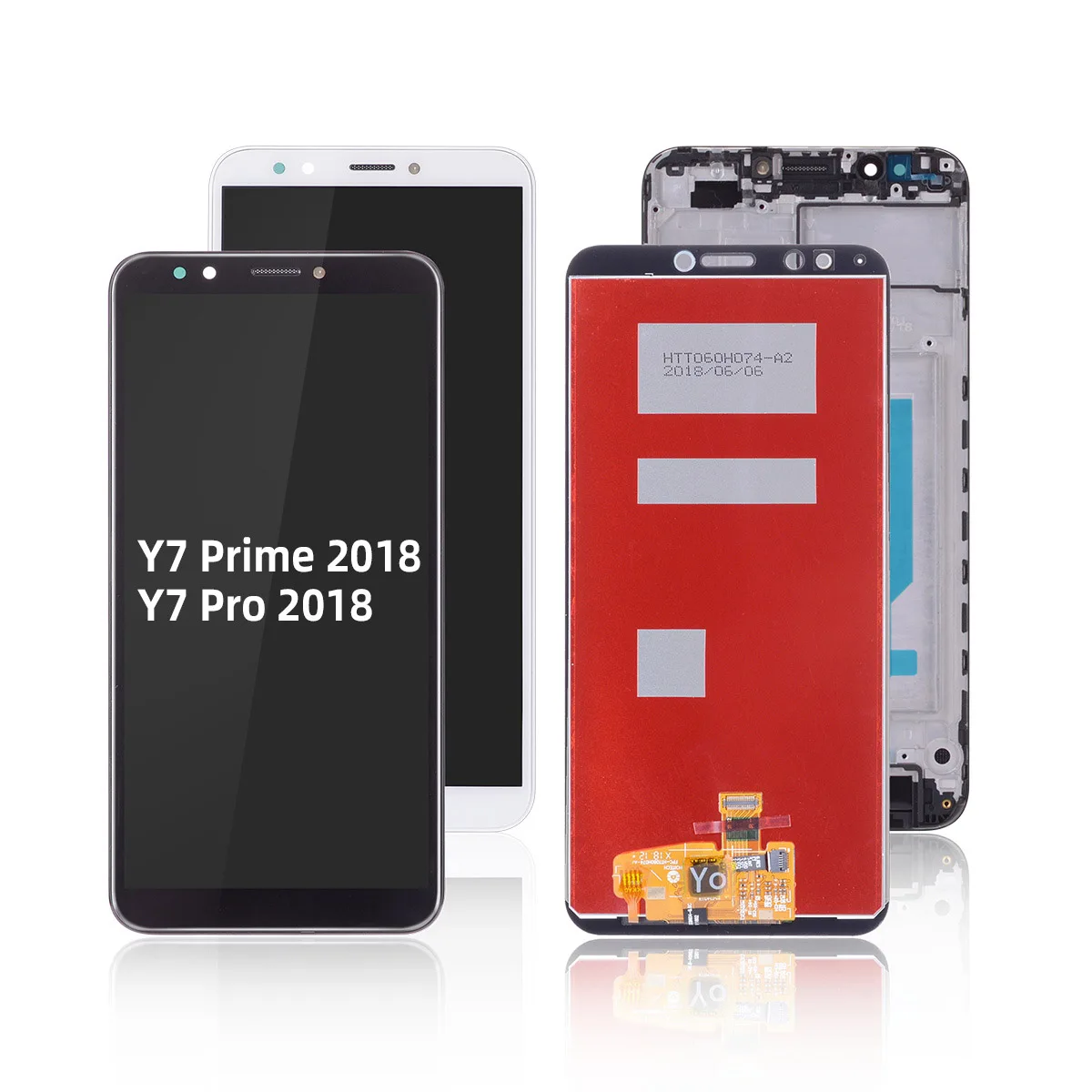 100% протестирован для huawei Y7 2018/Y7 Pro Prime 2018 ЖК-дисплей + кодирующий преобразователь