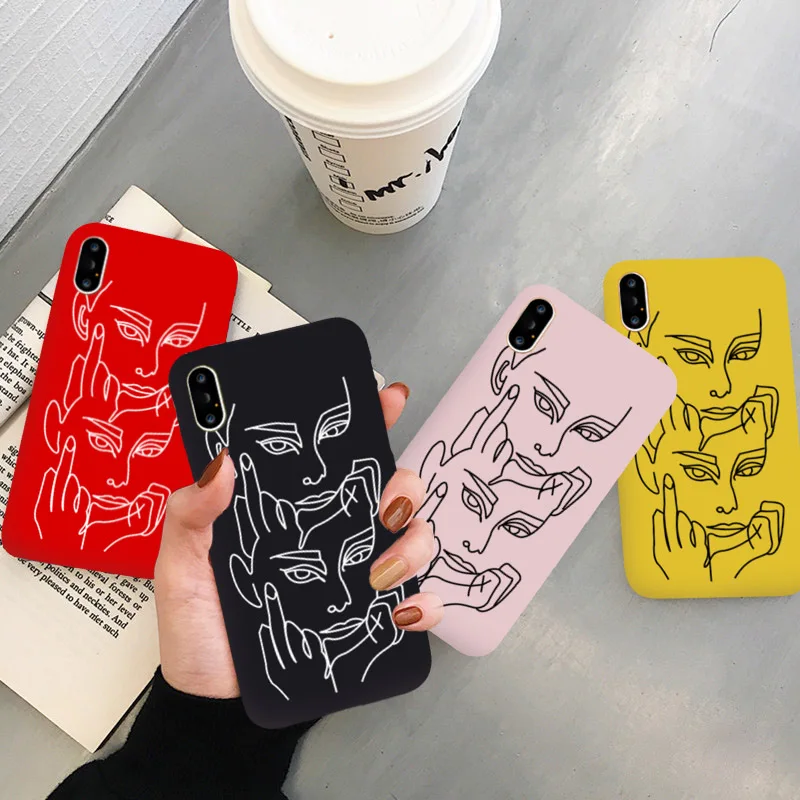 GYKZ смешной абстрактный художественный чехол для телефона iPhone 7 12 11 Pro XS MAX X XR SE20 6 8