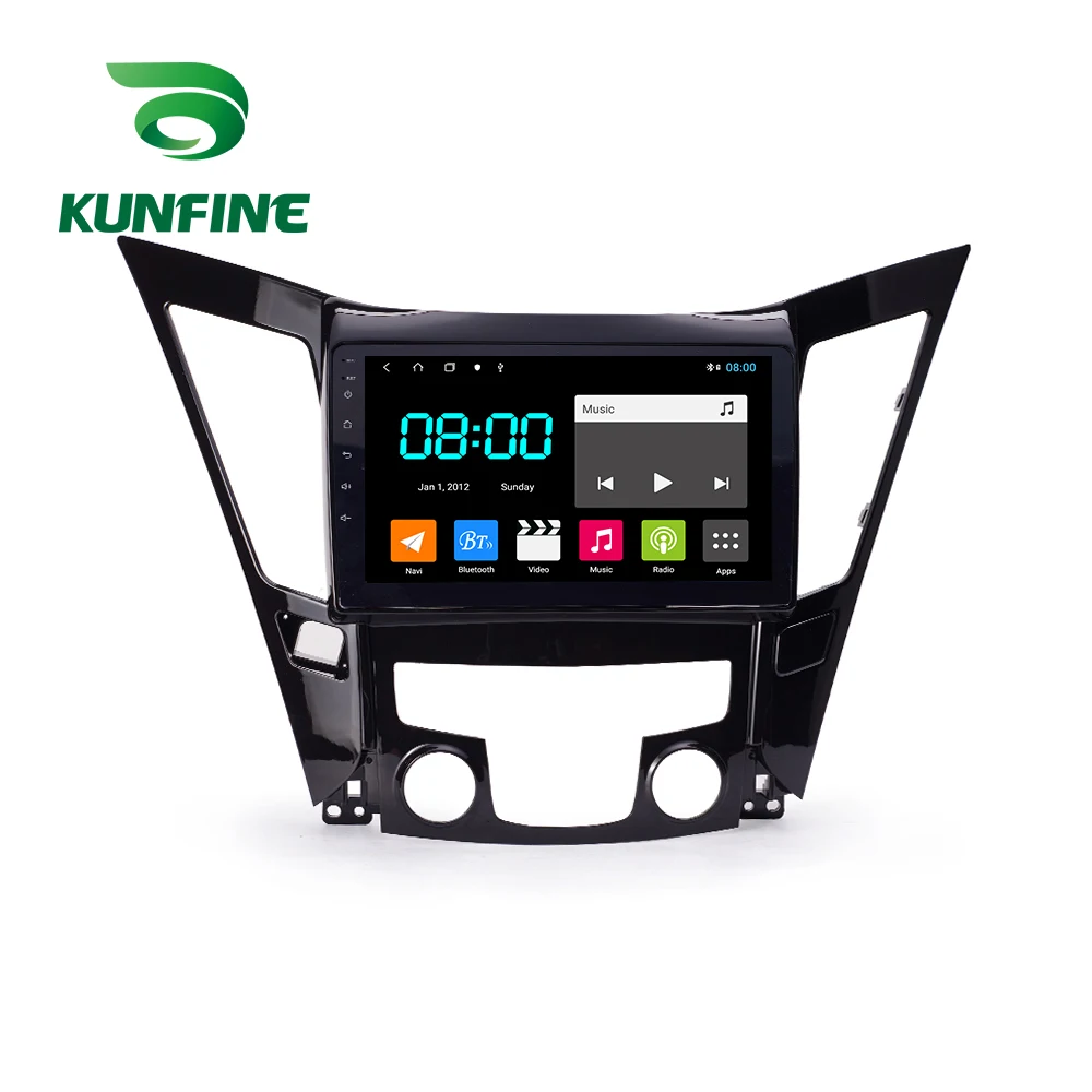 Octa Core 1024*600 Android 8.1 Car DVD GPS Navigation Player Deckless Car Stereo for Hyundai Sonata 2011-2013 2.0L Headunit