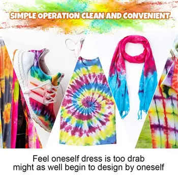 

DIY Tie Dye Powder Fabric Textile Craft Arts Color Change Free Cooking Color Reduction Dye Powder Clothes Suit Coloring Dyes