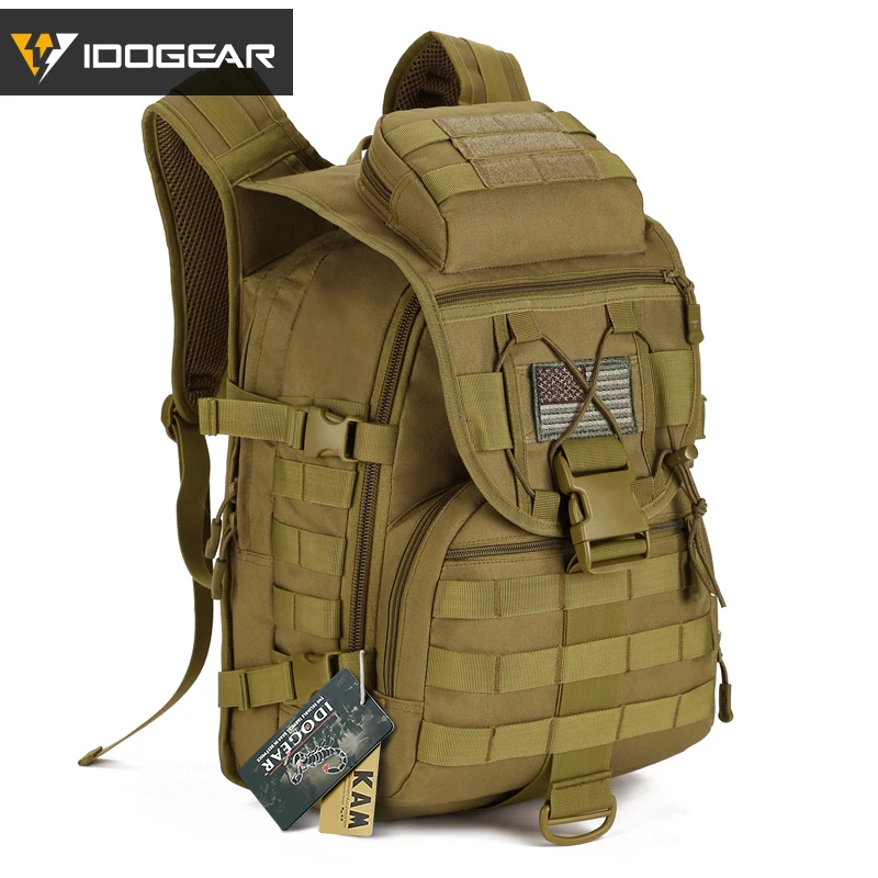

IDOGEAR X7 Backpack Military Tactical Bags Molle Water Resistant Tactical Backpack Outdoor Sports Hiking Camping