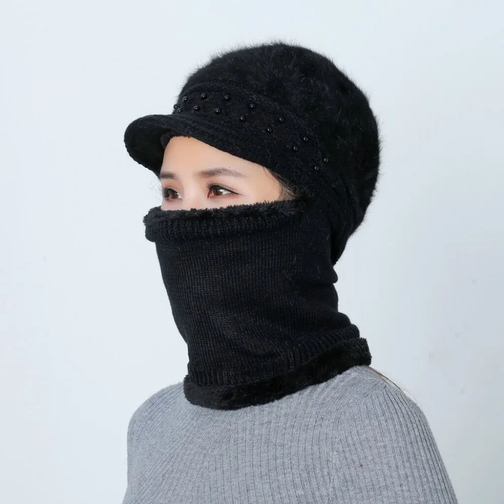 Winter Hats Skullies Beanies Hat Brand Hats Winter Beanies For Women Wool Scarf Caps Balaclava Mask Gorras Bonnet Knitted Hat