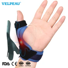 

VELPEAU Tenosynovitis Thumb Protector for Mouse Hand Thumb Brace Light and Breathable Splint for Left and Right Hands 1PC