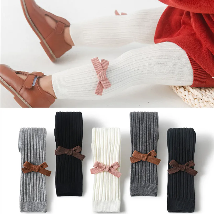 Хлопковые детские колготки для малышей Колготки девочек теплые Для детей