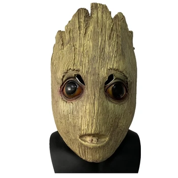 

Famous Movie Roles Groot Mask Adult Cosplay Costume Accessory Props
