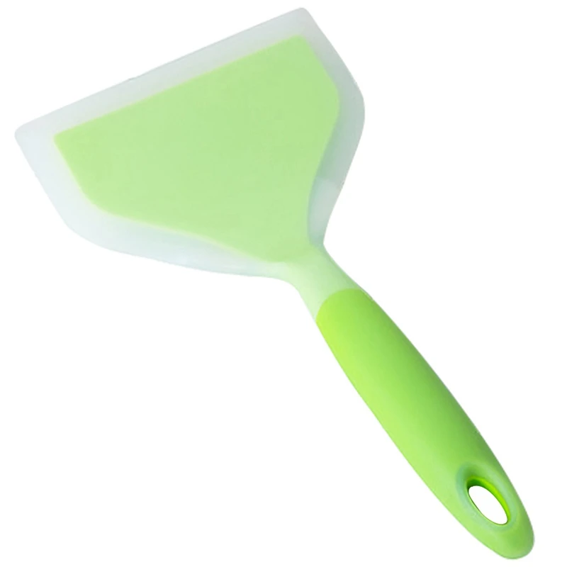  Kitchen Shovel Silicone Spatula Beef Meat Egg Kitchen Scraper Wide Pizza Shovel Non-Stick Turners F