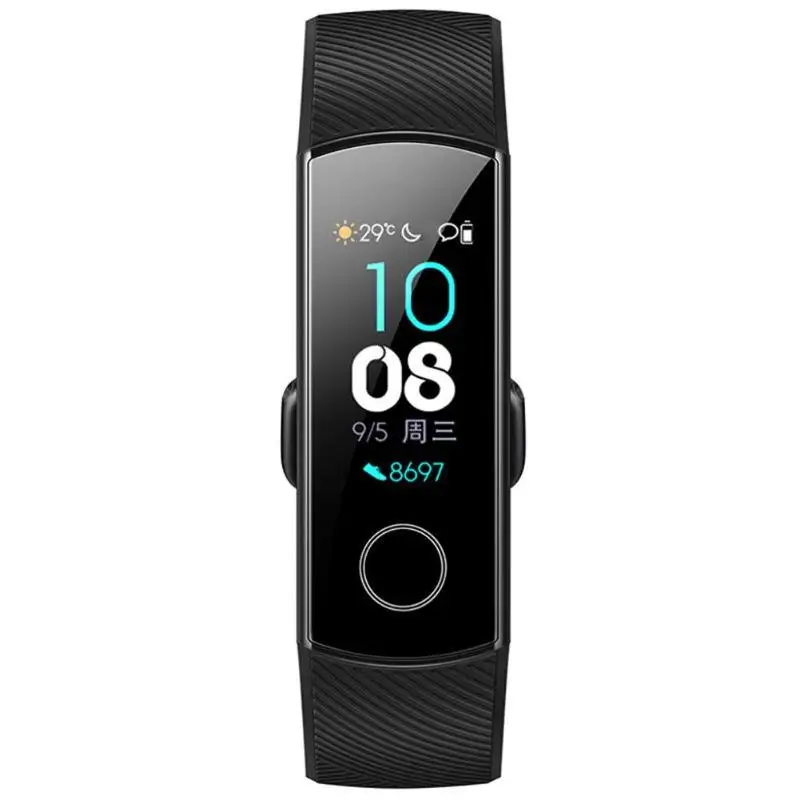 huawei Honor Band 4 смарт-браслет Amoled цветной 0,9" сенсорный экран водонепроницаемый плавающий осанки Обнаружение пульса сна оснастка - Цвет: Classic Version B