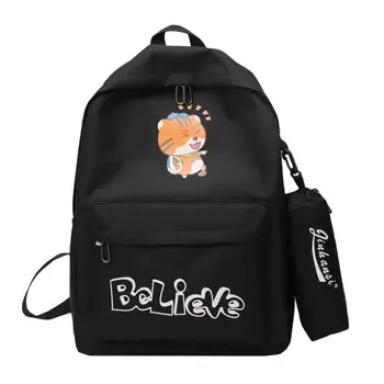 

New Cute Cartoon Student Backpacks Large Capacity Breathable School Bag Bundle Backpack For Girls