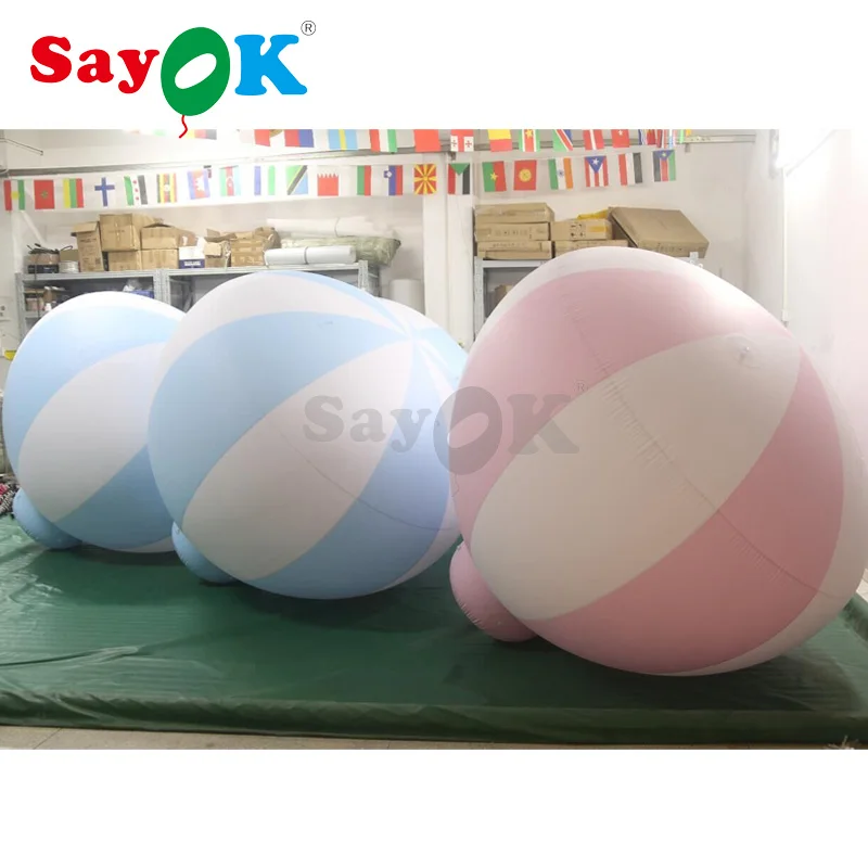 1,5 м(5 футов) H ПВХ полувоздушный шар, надувные висящие шары для девочек, мальчиков, Детские Вечерние/мероприятия/шоу/реклама/выставка