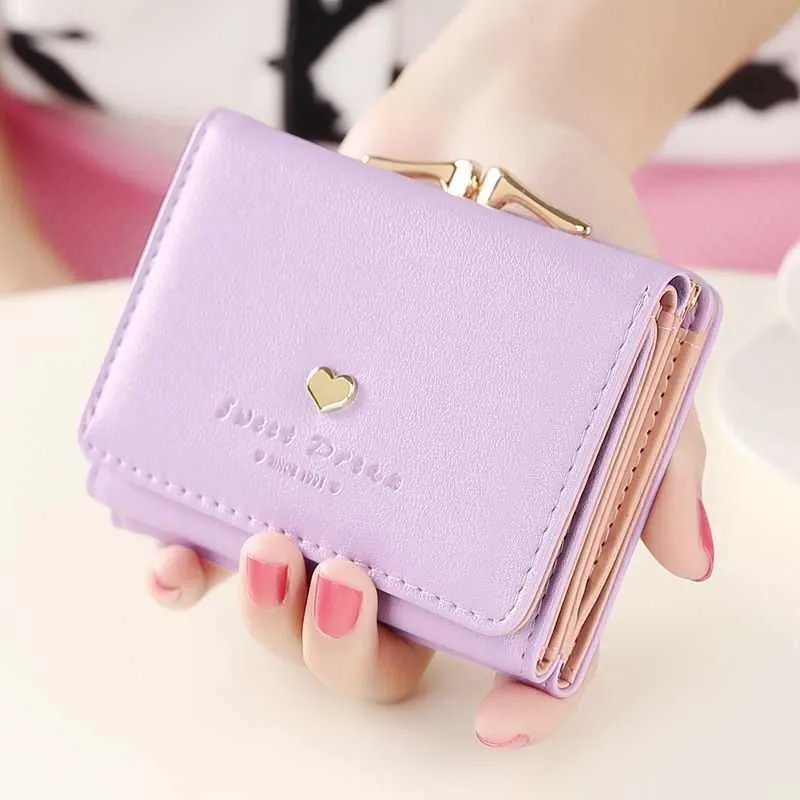 Fashion Simple Elegant Short Women Wallet Ladies Coin Purse for Woman Card  Holder Small Wallet Female Mini Clutch for Girl. Delivery Time…