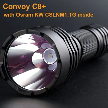 

Convoy C8 Plus LED Flashlight Osram KW CSLNM1.TG Led inside 6500K Torch Range 748m Portable Flash Light Camping Police Light