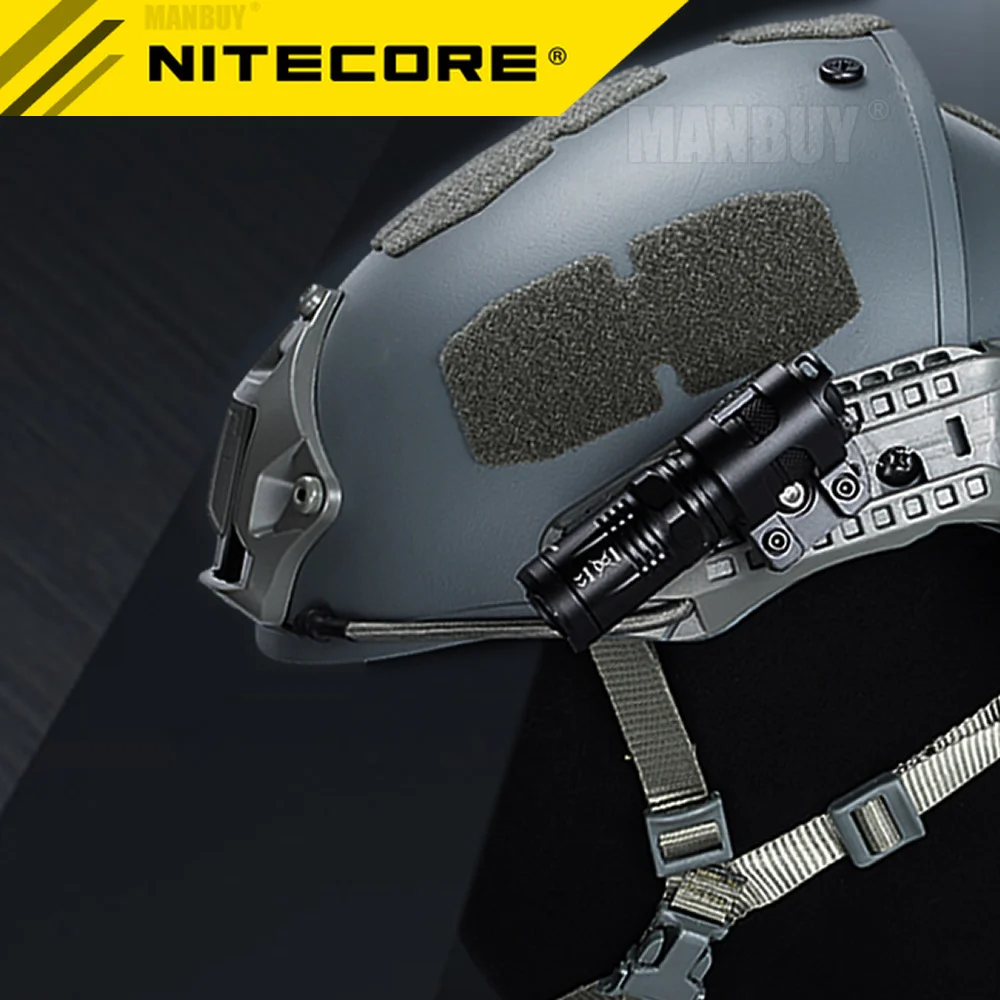 Nitecore LMA1 Rotary Flashlight Helmet Mount Aluminum Alloy Accessories for 25.4mm Torch MT10C P05 P10GT P12GTS MH10S MT21C