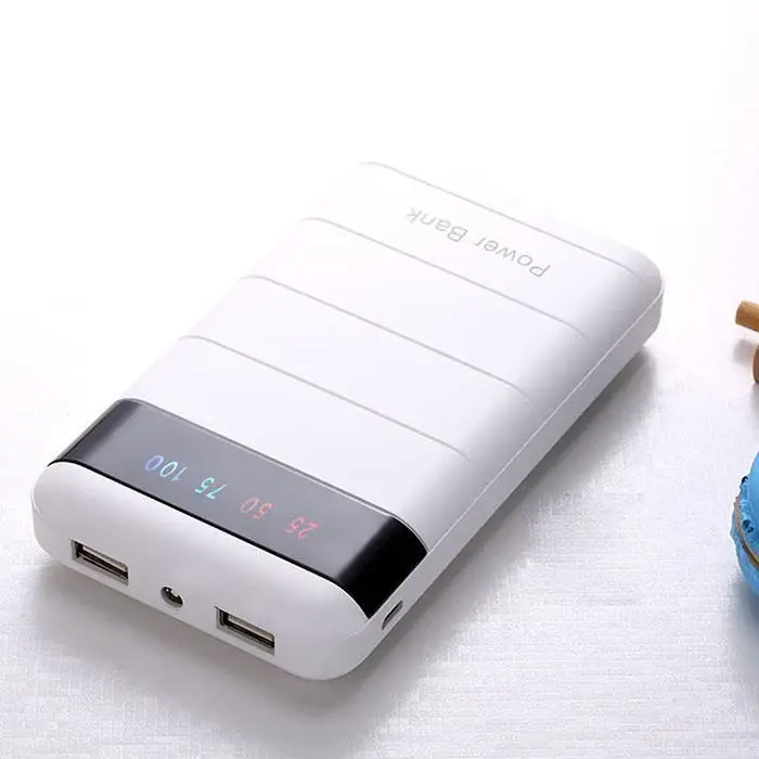 Портативная зарядка mi ni 10000mah power Bank Poverbank батарея для Xiaomi mi Iphone 7 8 samsung Poverbank со вспышкой