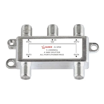 

For SATV CATV Accessories 4 Channel Portable Signal Coaxial Digital Satellite TV Receiver Switcher Antenna Professional Splitter