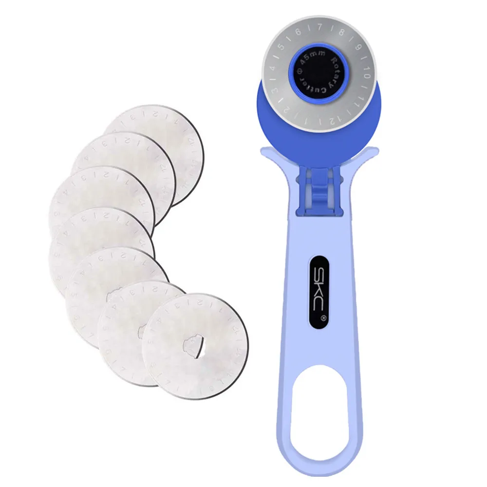 

Rotary Cutter 45mm/28mm Blades Fabric Circular Cutter Fabric Circular Quilting Leathercraft Tools Cutting Knife Patchwork Sewing