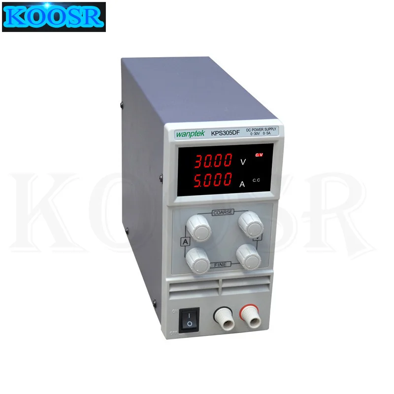 Wanptek KPS305DF 0-30 в/0-5A 110-230 В 0 1 в/а ЕС светодиодный цифровой Регулируемый переключатель