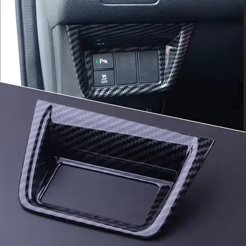 

CITALL New Car ABS Carbon Fiber Style Left Console Function Button Trim Fit for Honda Accord 2018 2019