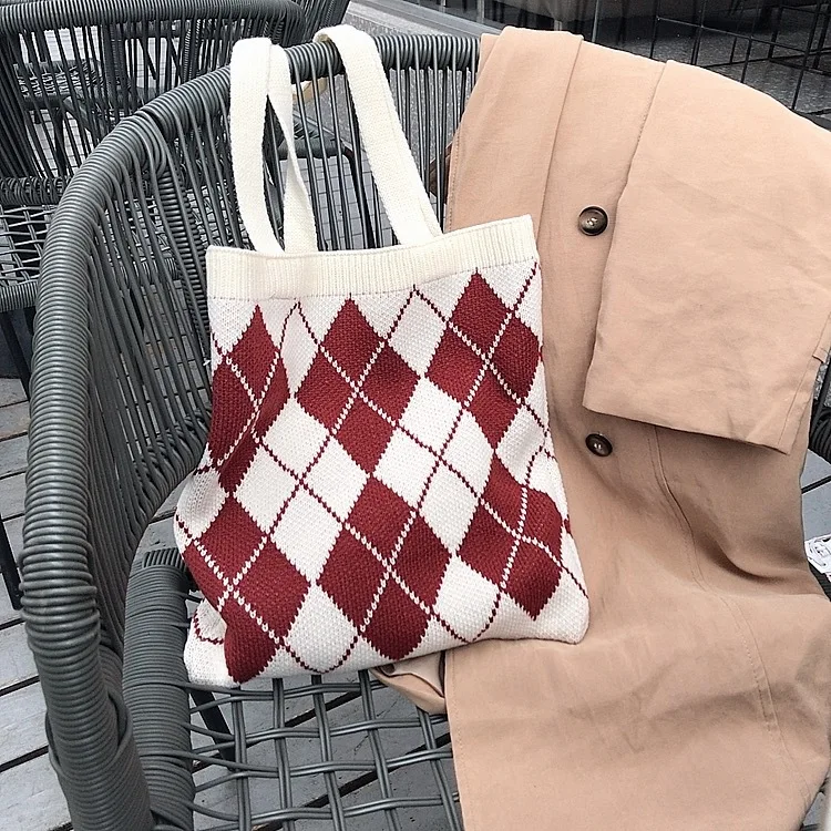 

New Style Korean-style Suspender Strap Bag Crossbody/shoulder Bag Cloth Bag Student Simple Fashion Versatile Yarn Bag