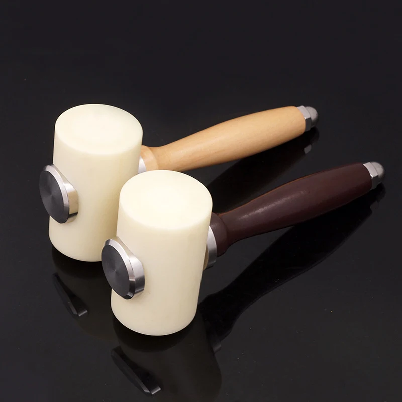 T shape hammer for leather carving Punching Printing Engraving Drilling Tools Leather Craft Nylon beat | Дом и сад