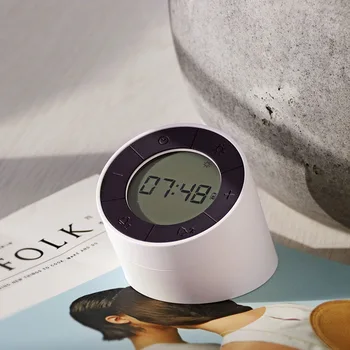 

Electronic Smart Digital Charging Alarm Clock Bell Smart Alarm Clock Table Classic Silent Despertador Kawaii Clock BA60NZ