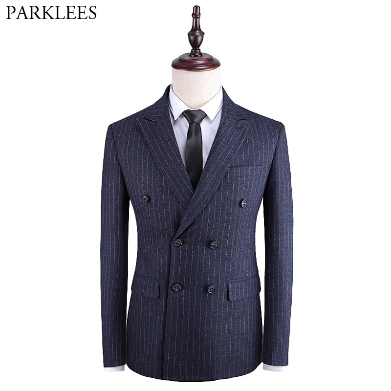 mens skinny double breasted suit