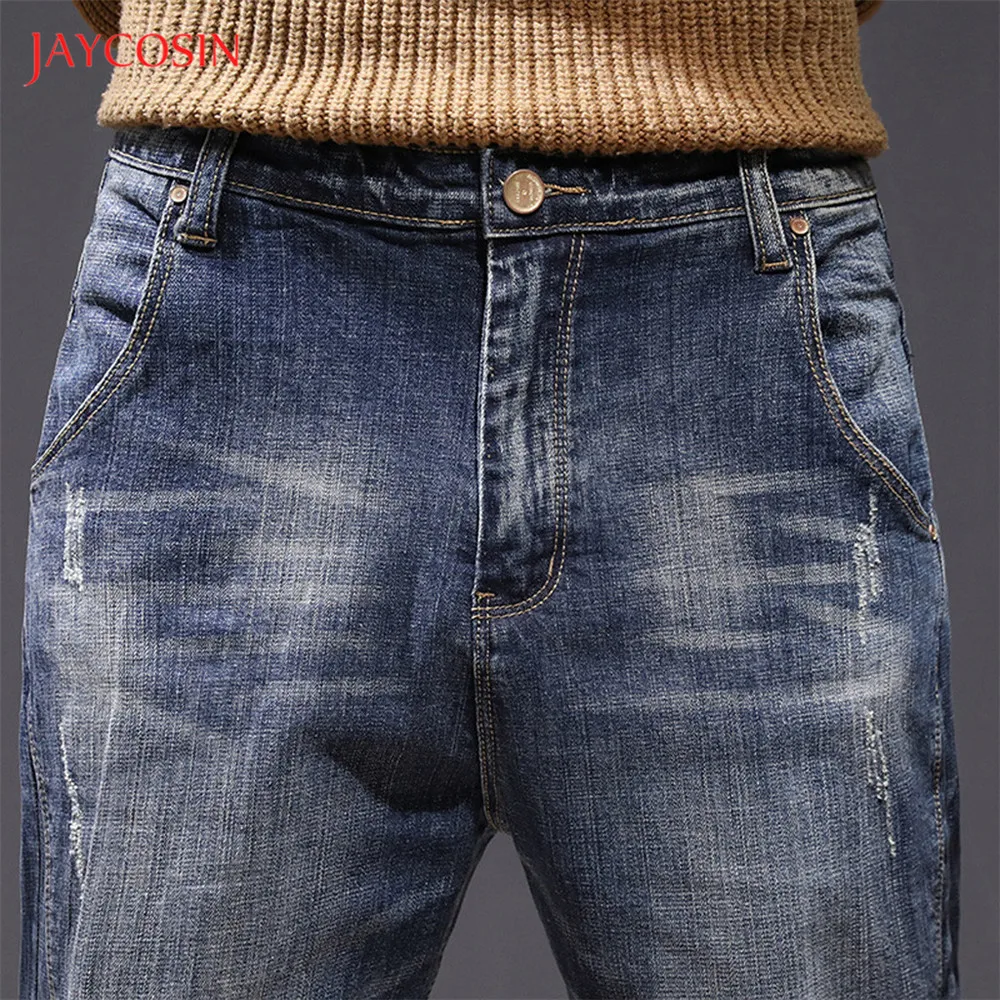 Jaycosin Wache, мужские джинсы, брюки, модные, Homme, японский стиль, шаровары,, мужские свободные брендовые дизайнерские Джинсовые штаны на молнии